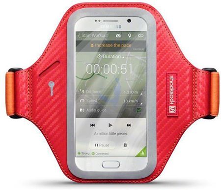 Shocksock Etui Sportowe Eziflex Do Samsung Galaxy S6 Czerwony (007-002-058)