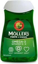 Zdjęcie Möller’s Forte z tranem, Omega-3 + Witaminy D i E, 112kaps. - Modliborzyce