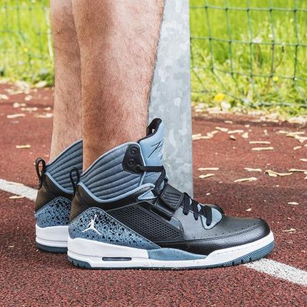 BUTY SNEAKERS NIKE AIR JORDAN FLIGHT 97 654265 005 - czarny/szary