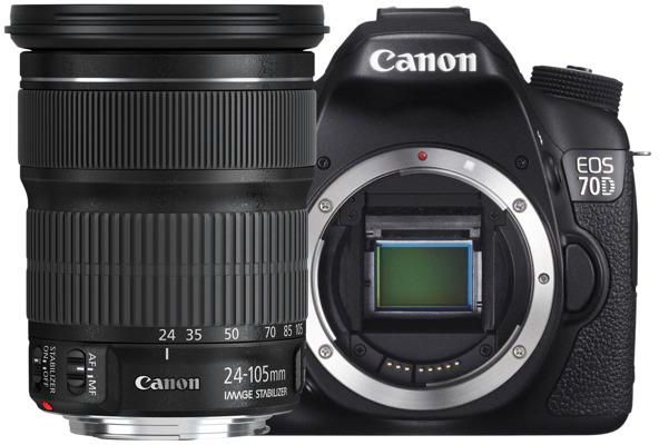 Lustrzanka Canon EOS 70D Czarny + 24-105mm - Ceny i opinie Lustrzanka Canon EOS 70D Czarny + 24-105mm - Ceny i opinie