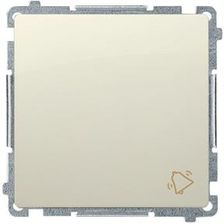 Zdjęcie Kontakt Simon Przycisk dzwonkowy moduł 10AX 250V zaciski śrubowe beż BASIC BMD-1/11 - Radlin