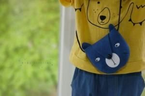 Torebka niebieska Blue Bear Bag Mini Dressing