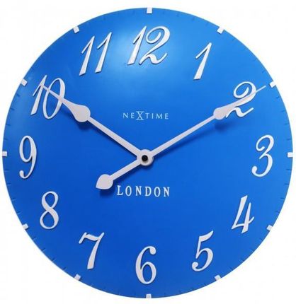 NeXtime Zegar ścienny 'London Arabic' 3084 BL