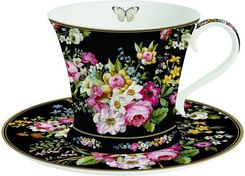 NUOVA R2S Filiżanka porcelanowa z talerzykiem 1354 BLOB