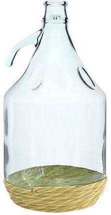 Gąsior szklany ze szklaną rączką w oplocie 5l, marki BIOWIN bdo5