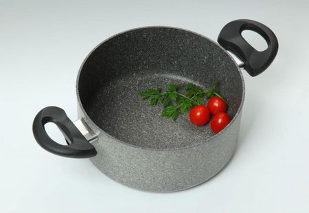 Ballarini Garnek Granitowy Non-Stick Z Pokrywką Granitium Ballarini