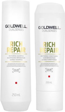 Goldwell Dualsenses Rich Repair Szampon 250ml + Odżywka 200ml