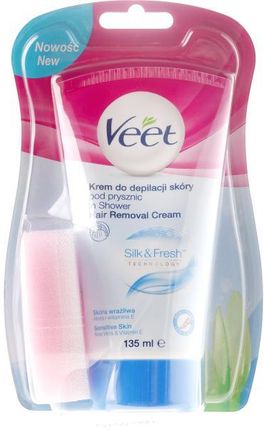 Veet Krem do depilacji pod prysznic dla skóry wrażliwej 135 ml