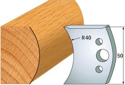 Cmt Noże Profilowe Do Głowic Wysokość Robocza 50mm Grubość 4mm (690.555)