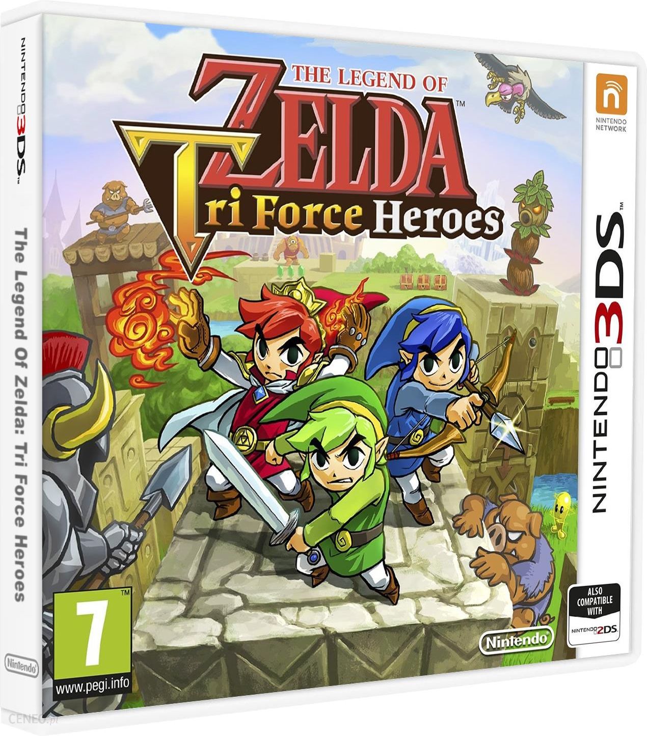 Nintendo force. The Legend of Zelda: tri Force Heroes. Zelda tri Force Heroes купить. The Legend of Zelda: tri Force Heroes Cover.