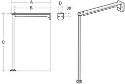 Zdjęcie Ideal Standard Nogi Do Zlewu (S9250My) - Milanówek