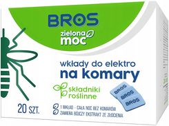 Bros Wkłady Do Elektro Na Komary Zielona Moc 20szt. - Ceny i opinie - Ceneo.pl