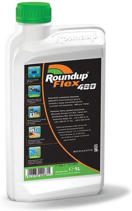 Monsanto Roundup Flex 480 Środek chwastobójczy 1L