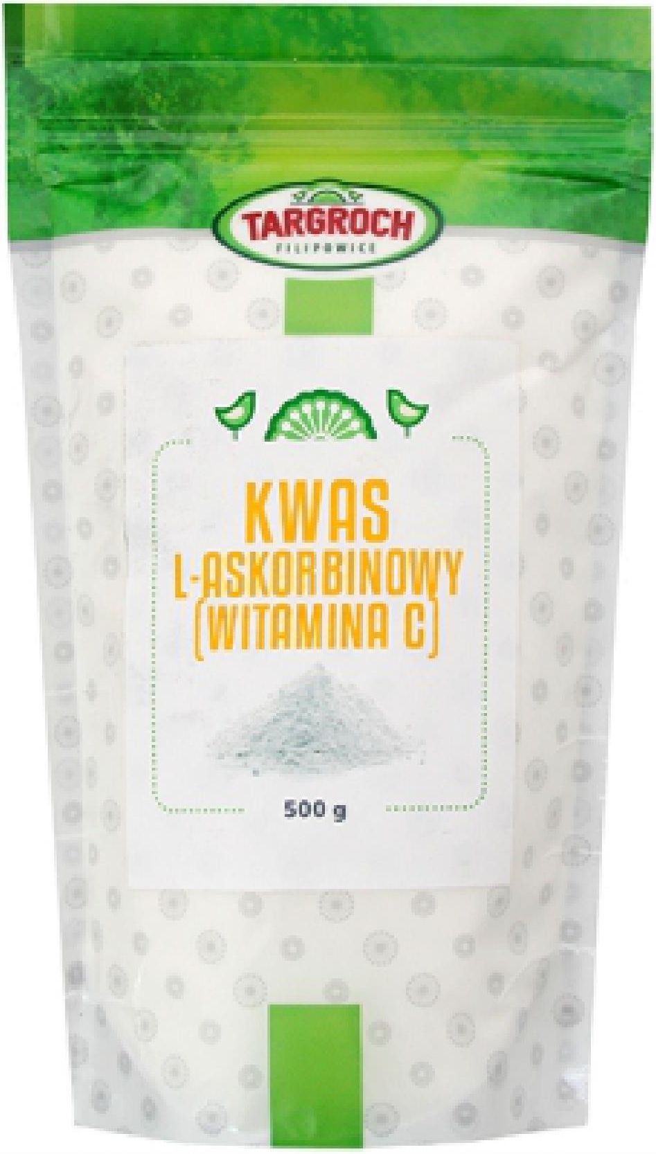 Targroch Kwas L Askorbinowy Witamina C 500g