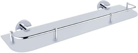 Nimco Unix Półka Z Relingiem 50Cm, Szkło Mrożone Un 13091Ax-50-26