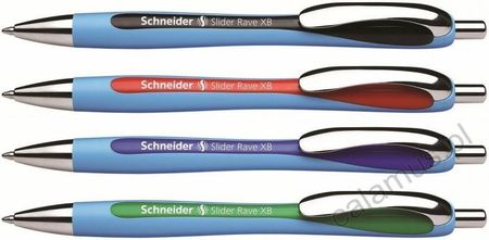 Schneider Długopis Automatyczny Slider Rave xb Czarny