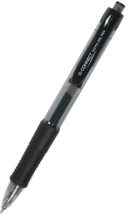 Q-Connect Długopis Automatyczny Żelowy 0,5mm (Linia) Czarny