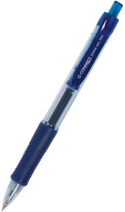 Q-Connect Długopis Automatyczny Żelowy 0,5mm (Linia) Niebieski