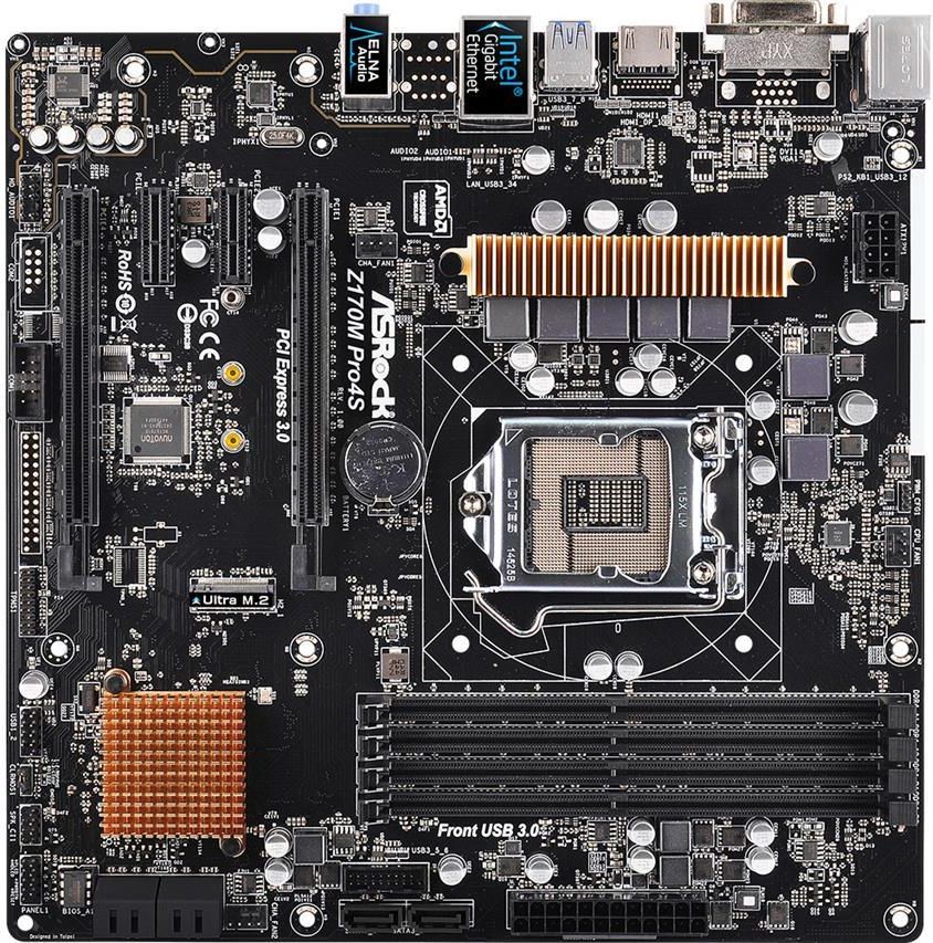 Płyta główna PC ASRock Z170M Pro4S - Opinie i ceny na Ceneo.pl