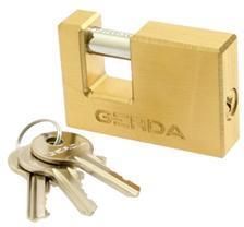 Zdjęcie Gerda Kłódka Trzpieniowa Mosiężna 75Mm - Rybnik