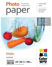 Zdjęcie ColorWay Matowy 190 g/m² A4 50 Ark. (PM190050A4) - Myszków