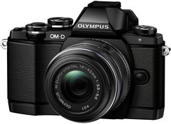 Aparat cyfrowy z wymienną optyką Olympus OM-D E-M10 Mark II Czarny + EZ-M1442 IIR - zdjęcie 1