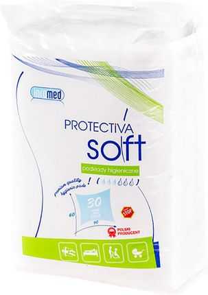Protectiva Soft Podkłady Higieniczne 60x90Cm Chłonność 2100ml 30 szt.