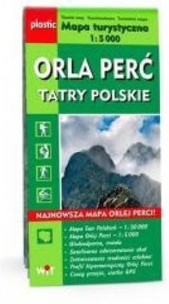 Mapa turystyczna Tatry Polskie - Orla Perć WIT