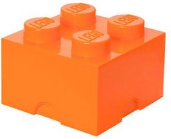 Zdjęcie LEGO Storage Brick 4 Pomarańczowy 40031760 - Mszana Dolna