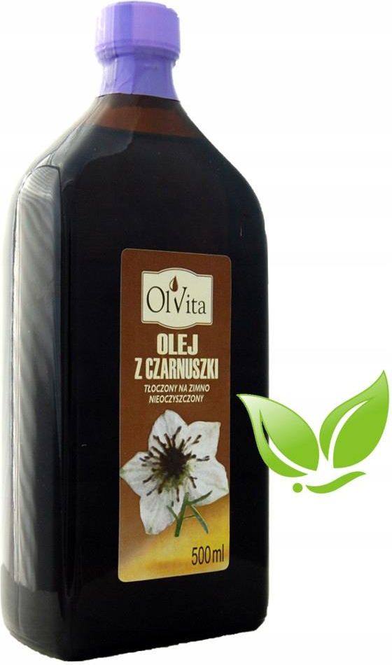 Olvita Olej Z Czarnuszki Tłoczony Na Zimno 500Ml - zdjęcie 1 Olvita Olej Z Czarnuszki Tłoczony Na Zimno 500Ml