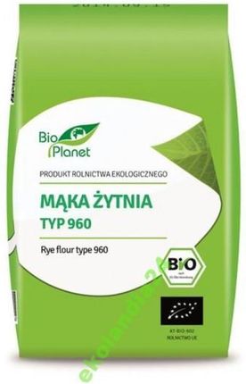 Bio Planet Mąka Żytnia Typ 960 Bio 1kg