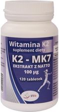 Witamina K2 Mk7 120 Tabletek 100mcg Vivio K2mk7