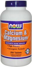 Zdjęcie Now Calcium & Magnesium 250 Zdrowe Kości, Zęby, Stres - Zakliczyn