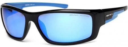Okulary Arctica S-220A sportowe niebieskie revo polaryzacyjne