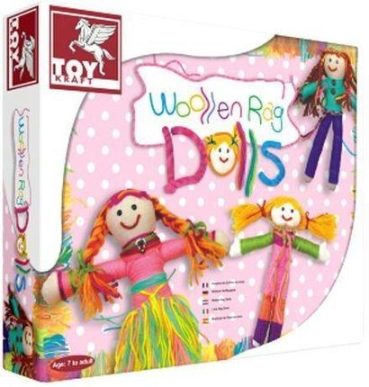 Toy Kraft Wełniane Lalki Woollen Rag Doll 39496 