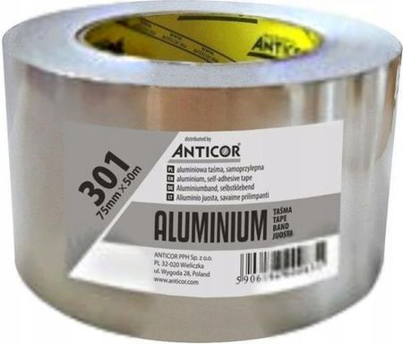 Anticor Taśma aluminiowa 301 75mm x5 0m PA-3010011-0075050