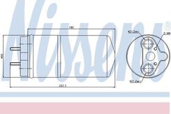 Zdjęcie NISSENS Osuszacz, klimatyzacja 95462 - Dobczyce