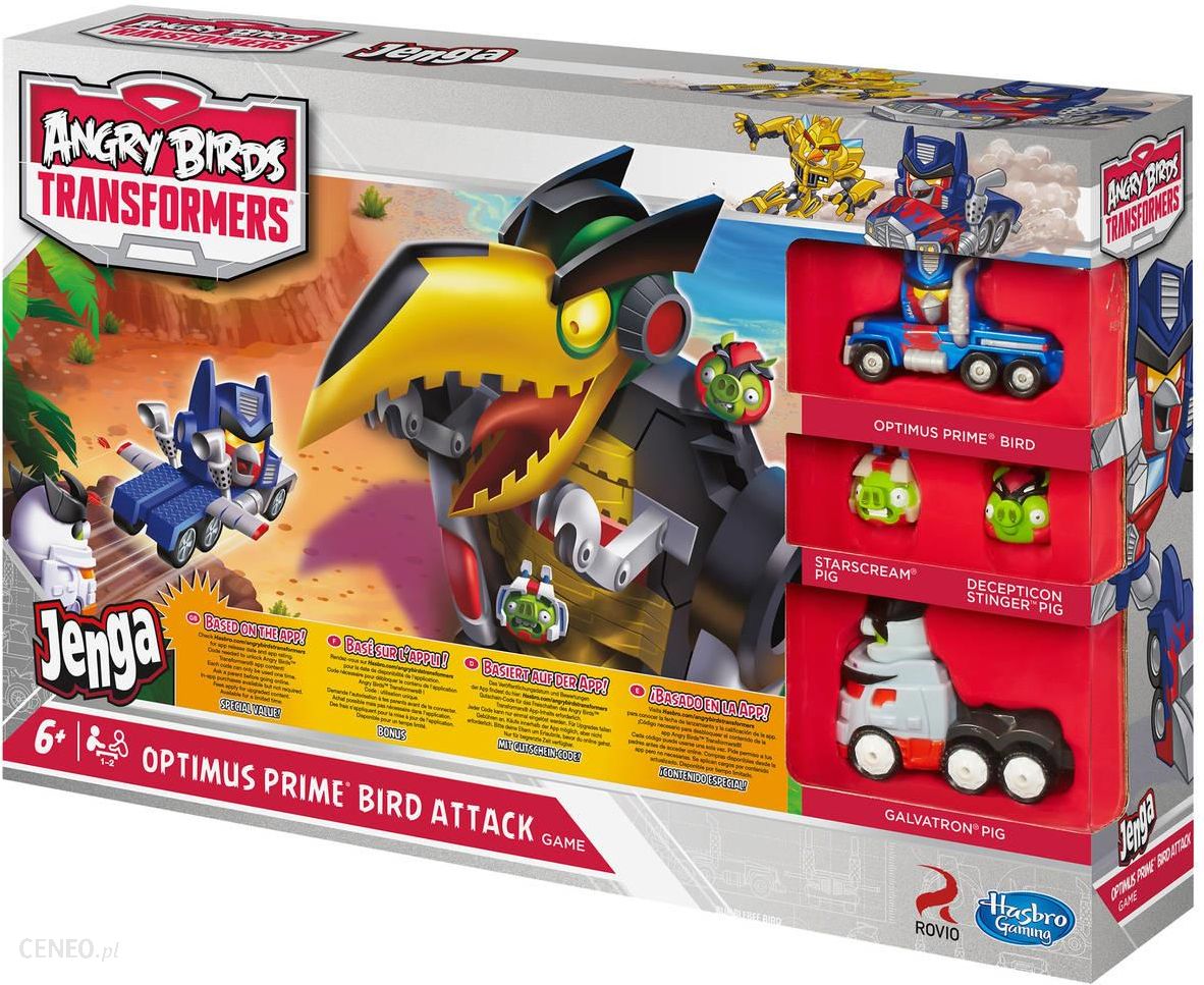 Angry Birds Transformers Jenga Optimus Prime Attack Gra Dla Dziecka Ceny I Opinie Ceneo Pl
