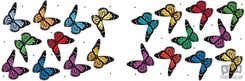 Naklejka Ścienna Kolorowe Motylki Spn14 - zdjęcie 1