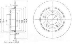 Delphi Tarcza Hamulcowa Bg4025