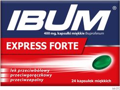 Leki przeciwbólowe Ibum Express Forte 400 mg 24 kaps. - zdjęcie 1