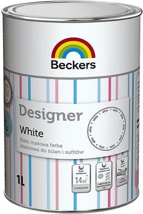 Beckers Farba Designer White 1l