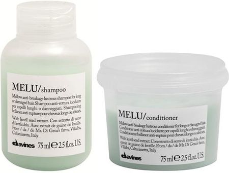 Davines Mini Zestaw do Włosów Kruchych i Łamliwych Melu Szampon 75ml + Odżywka 75ml 