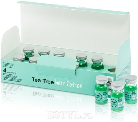 Tea Tree Keravis And Tea Tree Oil Kuracja Rewitalizująca do Włosów Normalnych i Tłustych 6ml 