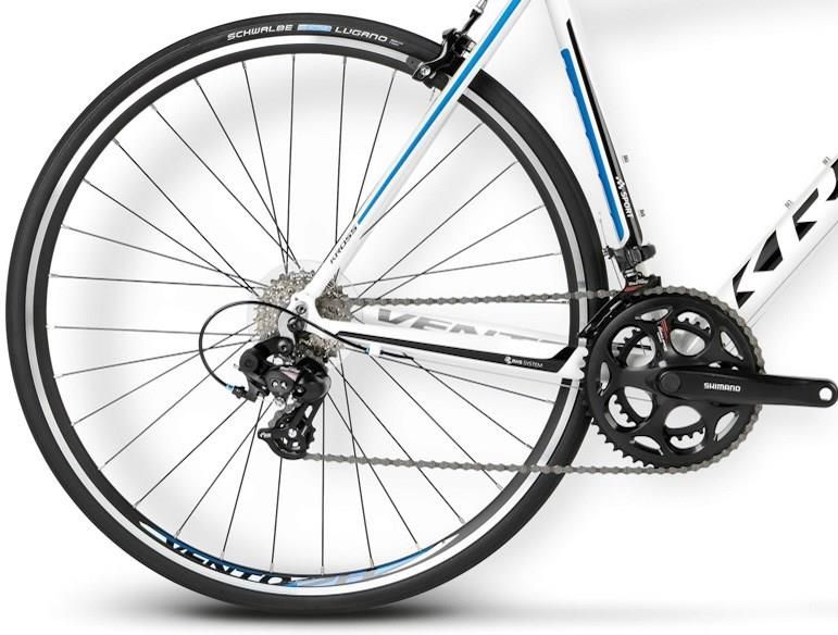 Rower Kross Vento 1.0 Biały Niebieski 2016 Rowery Szosowe Męskie