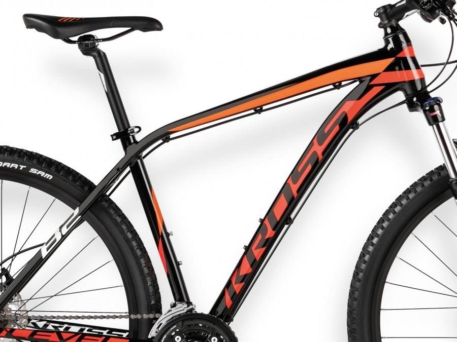 Rower Kross Level B2 Czarny Pomarańczowy 2016 Rowery Górskie Męskie Ceny i opinie Ceneo.pl
