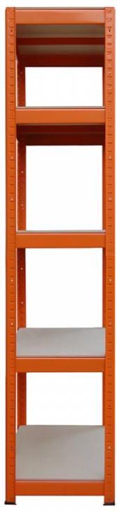 Metalkas regał TG-R100 metalowy 180X90X40cm - zdjęcie 2 Metalkas regał TG-R100 metalowy 180X90X40cm