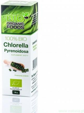 Bio Organic Foods 100% Chlorella Vulgaris 80G