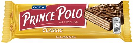 Olza Prince Polo Classic Kruchy Wafelek Z Kremem Kakaowym Oblany Czekoladą 35G