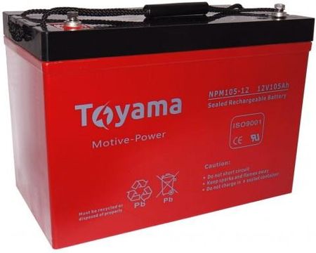 Deep Cycle żel Toyama NPM105-12 12V 105Ah